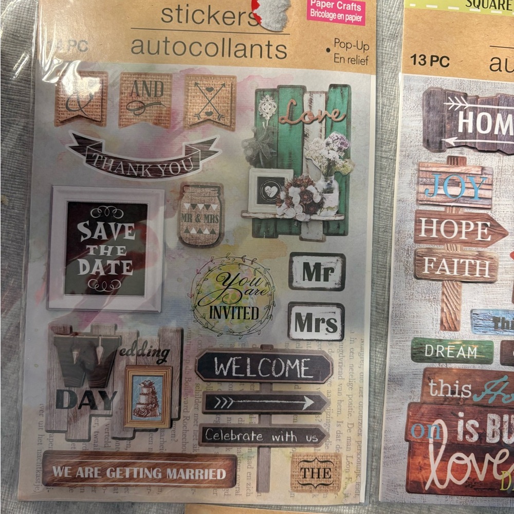 Crafters Square Colorful Multiple Sticker Collection 5 Packs - Picture 6 of 6